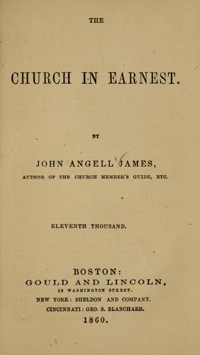 Cover for church in earnest