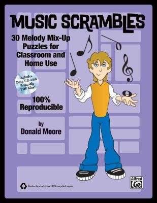Cover for Music Scrambles 30 Melody Mixup Puzzles For Classroom And Home Use