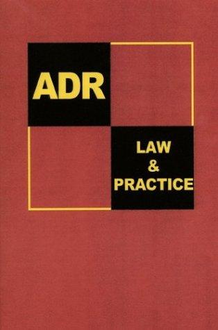 Cover for ADR Law and Practice