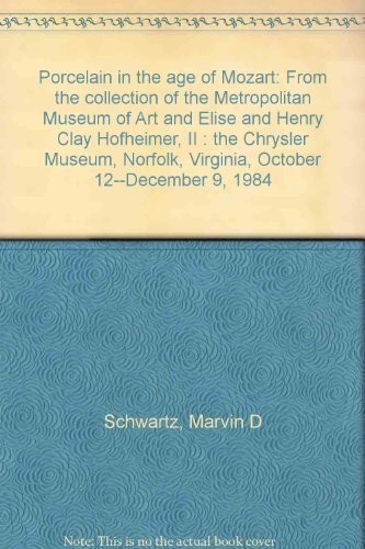 Cover for Porcelain in the age of Mozart