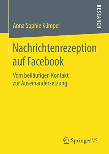 Cover for Nachrichtenrezeption auf Facebook
