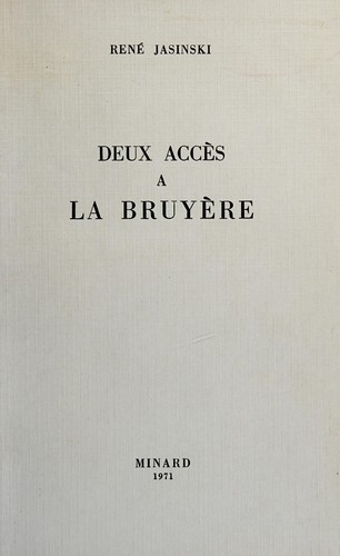 Cover for Deux accès à La Bruyère.