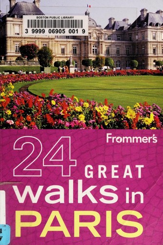 Cover for Frommer's 24 great walks in Paris