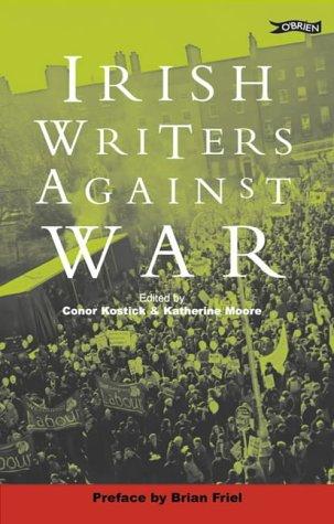 Cover for Irish writers against war