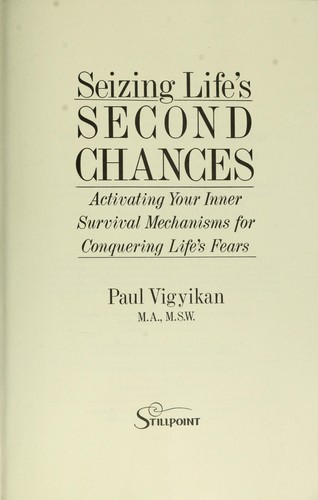 Cover for Seizing life's second chances