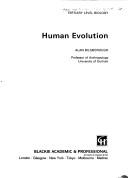 Cover for Human evolution