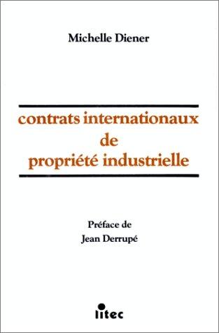 Cover for Contrats internationaux de propriété industrielle