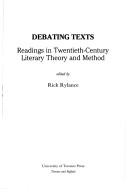 Cover for Debating Texts