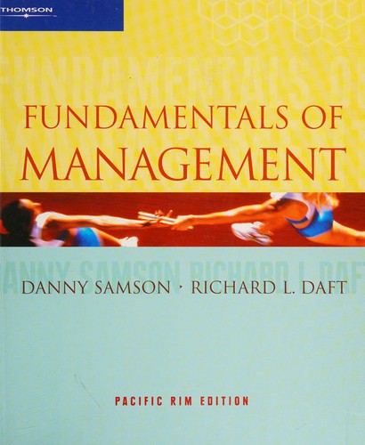 Cover for Fundamentals of management
