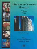 Cover for Advances In Consumer Research (Advances in Consumer Research)
