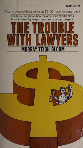 Cover for The trouble with lawyers