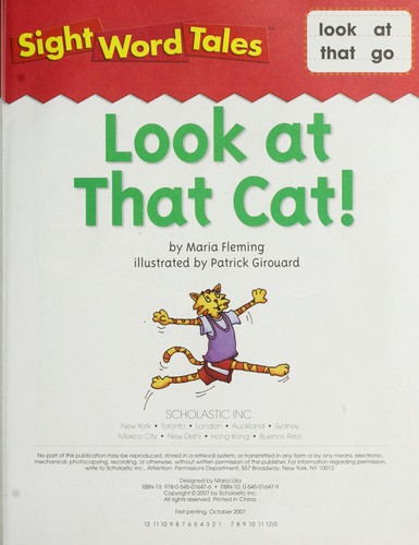 Cover for Look at that cat!