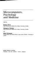 Cover for Microcomputers, psychology, and medicine