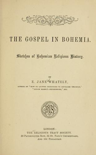 Cover for gospel in Bohemia