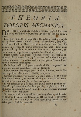 Cover for Theoria doloris