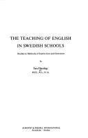 Cover for The teaching of English in Swedish schools