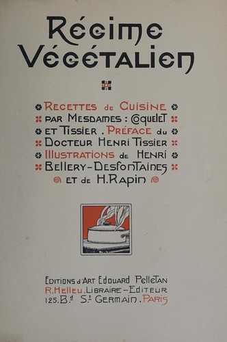Cover for Régime végétalien
