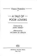 Cover for A tale of poor lovers
