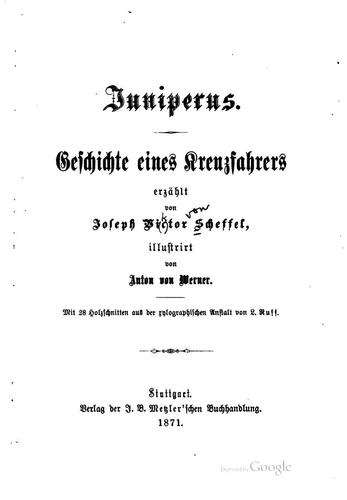 Cover for Juniperus: Geschichte eines Kreuzfahrers