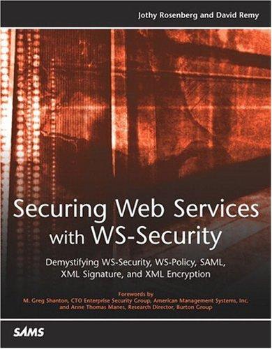 Cover for Securing Web Services with WS-Security