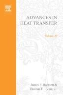 Cover for Advances in Heat Transfer