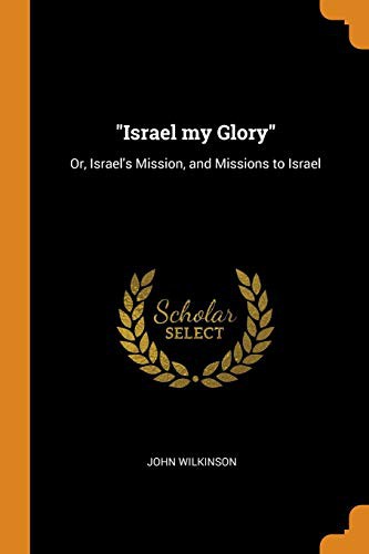 Cover for "Israel my Glory"