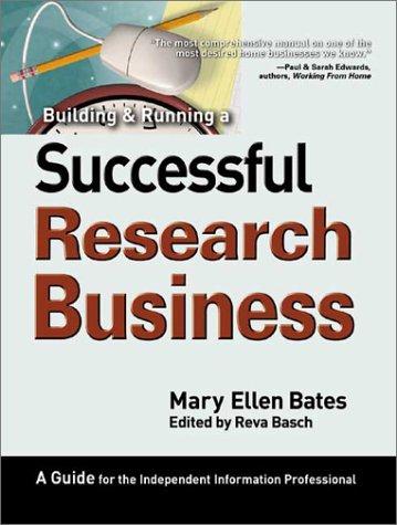 Cover for Building & Running a Successful Research Business