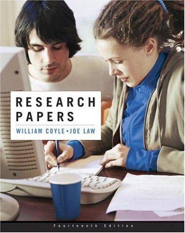 Cover for Research Papers (14th Edition)
