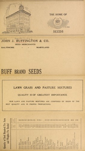 Cover for Buff brand seeds