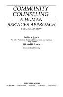 Cover for Community Counseling