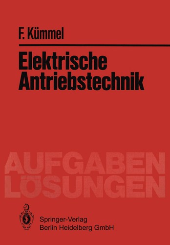 Cover for Elektrische Antriebstechnik