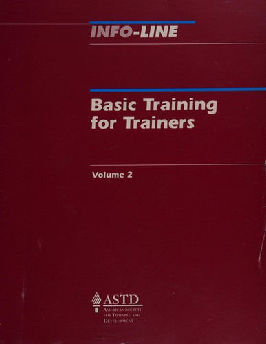 Cover for Basic Training for Trainers Vol 3