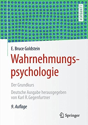 Cover for Wahrnehmungspsychologie: Der Grundkurs (German Edition)