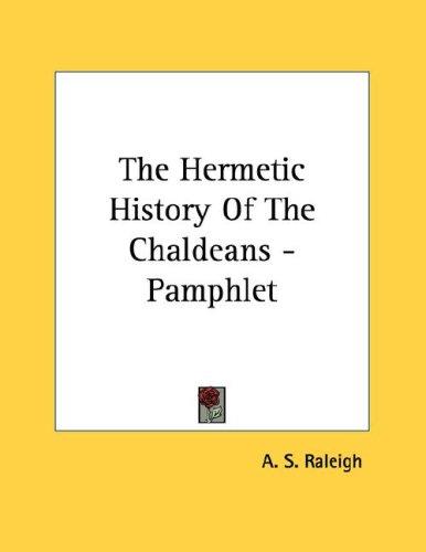 Cover for The Hermetic History Of The Chaldeans - Pamphlet