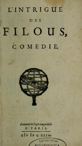 Cover for L'intrigue des filous