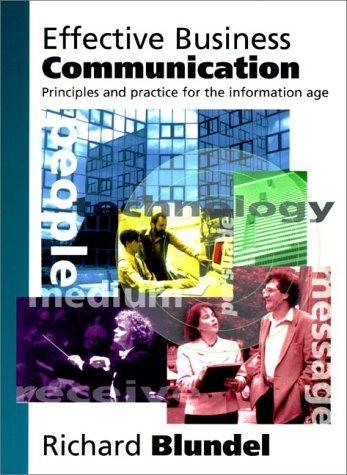 Cover for Effective business communication