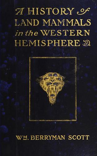 Cover for A history of land mammals in the Western Hemisphere