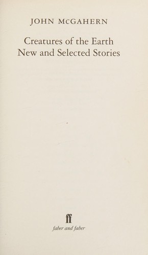 Cover for Creatures of the earth