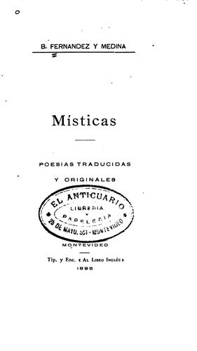 Cover for Místicas: Poesías traducidas y originales
