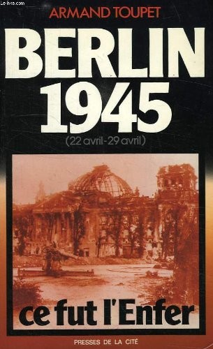 Cover for Berlin 1945, 22 avril-29 avril