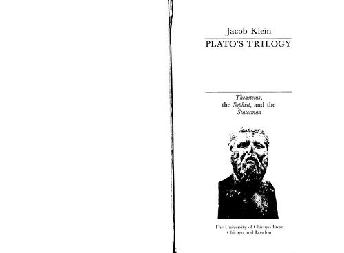 Cover for Plato's Trilogy