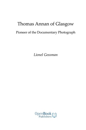 Cover for Thomas Annan of Glasgow