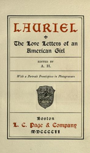 Cover for Lauriel
