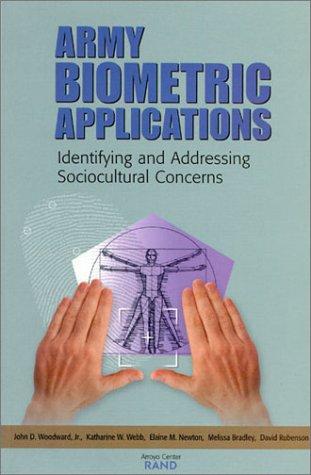 Cover for Army Biometric Applications