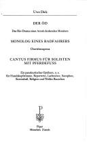 Cover for Der Öd