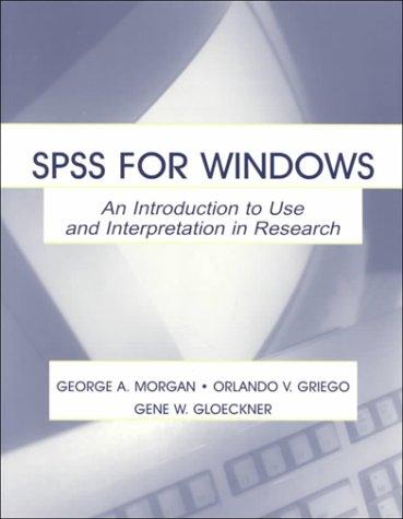 Cover for Spss for Windows