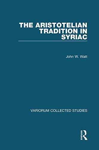 Cover for Aristotelian Tradition in Syriac