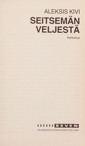 Cover for SEITSEMAN VELJESTA