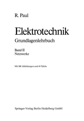 Cover for Elektrotechnik