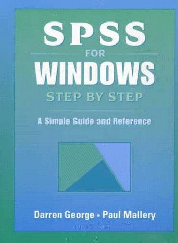 Cover for SPSS for Windows Step by Step